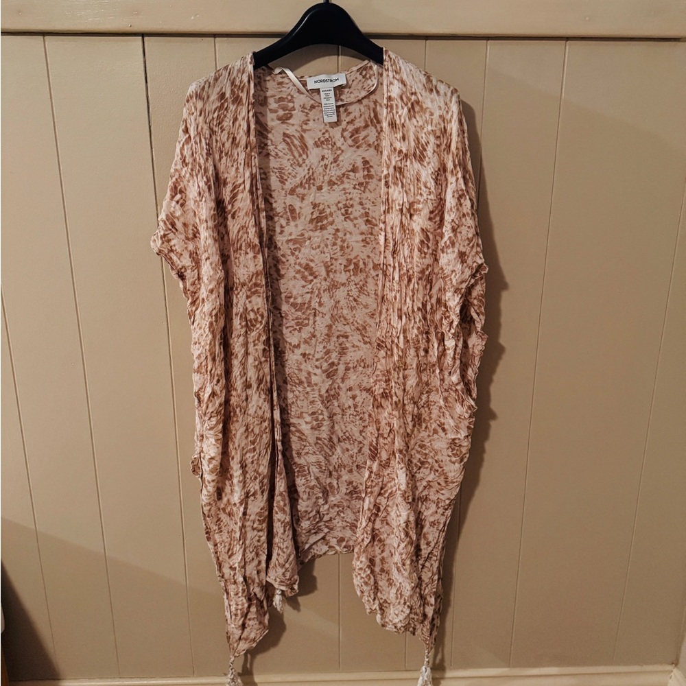 Nordstrom Tan Swim Coverup